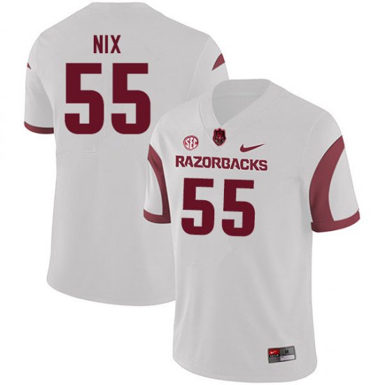 Men GameDay Austin Nix #55 Arkansas Stitched College Football Jersey