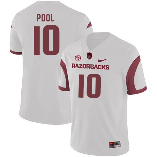 Men GameDay Bumper Pool #10 Arkansas Stitched College Football Jersey