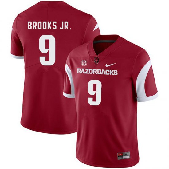 Men GameDay Greg Brooks Jr. #9 Arkansas Stitched College Football Jersey