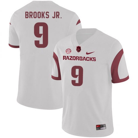 Men GameDay Greg Brooks Jr. #9 Arkansas Stitched College Football Jersey