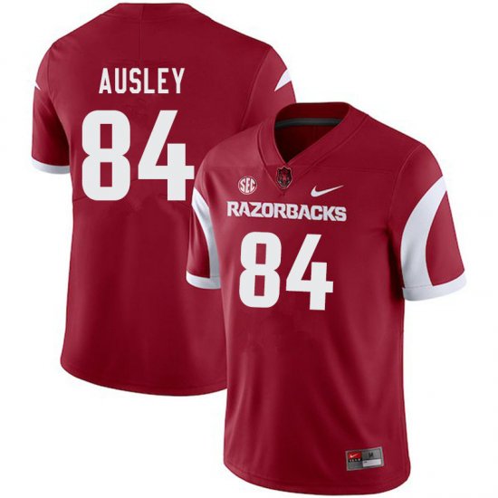 Men GameDay Peyton Ausley #84 Arkansas Stitched College Football Jersey