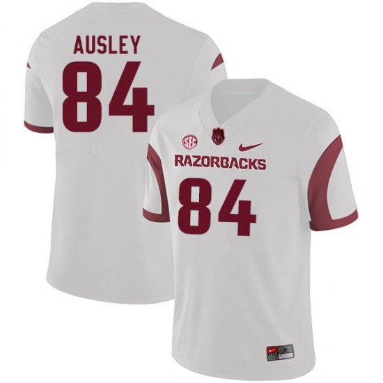 Men GameDay Peyton Ausley #84 Arkansas Stitched College Football Jersey