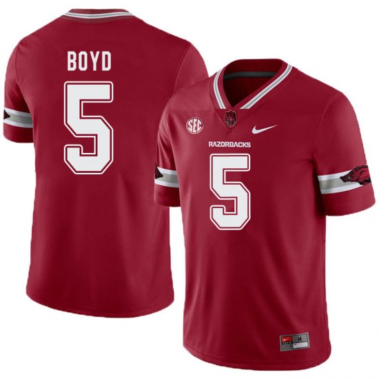 Men GameDay Rakeem Boyd #5 Arkansas Stitched College Football Jersey