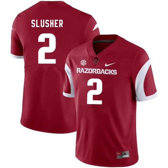 Men GameDay Myles Slusher #2 Arkansas Stitched College Football Jersey