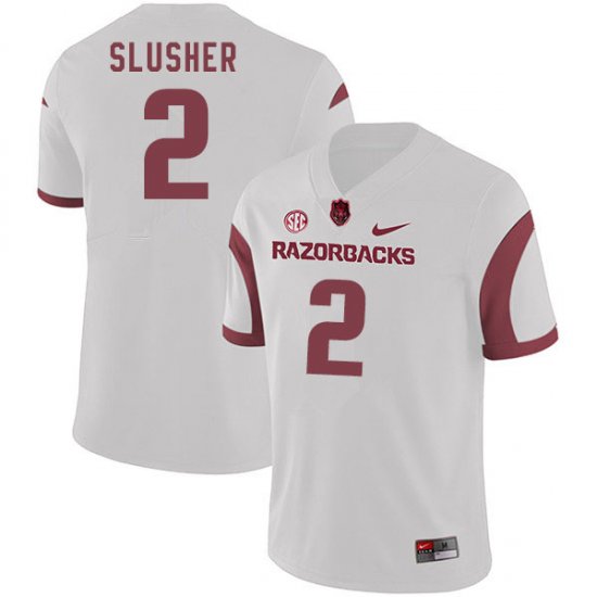 Men GameDay Myles Slusher #2 Arkansas Stitched College Football Jersey