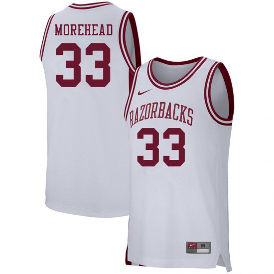 Men GameDay Bryson Morehead #33 Arkansas Stitched College Basketball Jersey