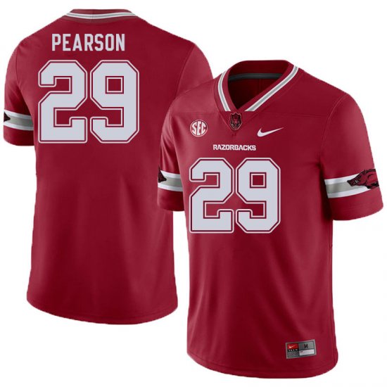 Men GameDay Cade Pearson #29 Arkansas Stitched College Football Jersey