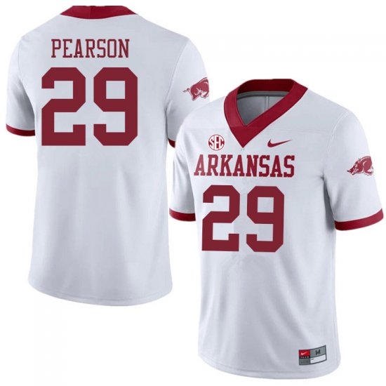 Men GameDay Cade Pearson #29 Arkansas Stitched College Football Jersey