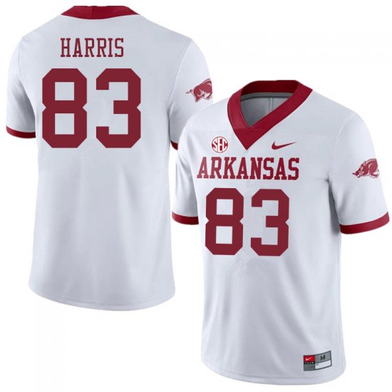 Men GameDay Chris Harris #83 Arkansas Stitched College Football Jersey