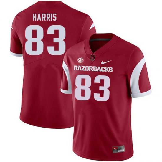 Men GameDay Chris Harris #83 Arkansas Stitched College Football Jersey