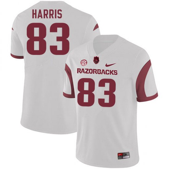 Men GameDay Chris Harris #83 Arkansas Stitched College Football Jersey