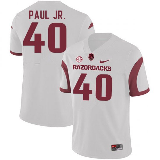 Men GameDay Chris Paul Jr. #40 Arkansas Stitched College Football Jersey