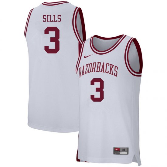 Men GameDay Desi Sills #3 Arkansas Stitched College Basketball Jersey