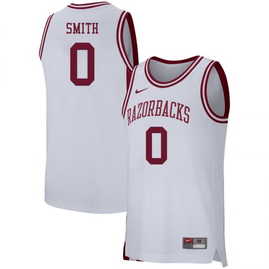 Men GameDay Justin Smith #0 Arkansas Stitched College Basketball Jersey