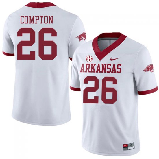 Men GameDay Kevin Compton #26 Arkansas Stitched College Football Jersey