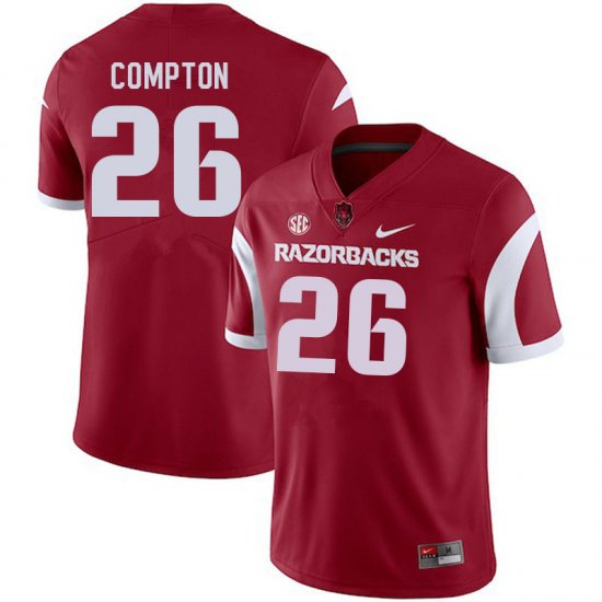 Men GameDay Kevin Compton #26 Arkansas Stitched College Football Jersey