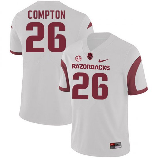 Men GameDay Kevin Compton #26 Arkansas Stitched College Football Jersey