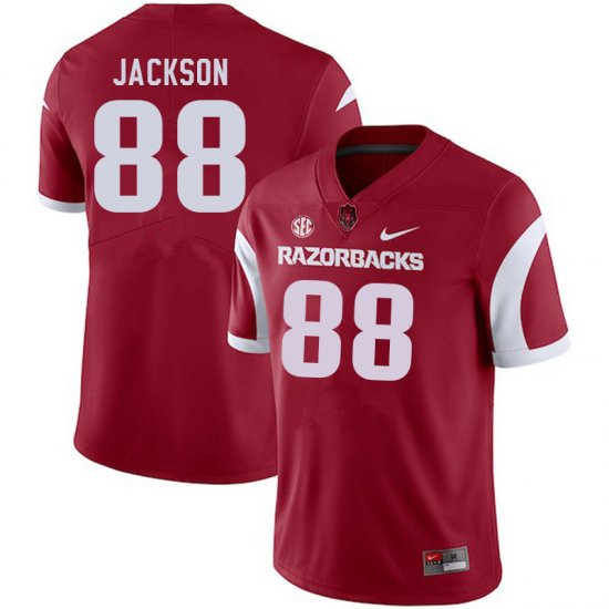 Men GameDay Koilan Jackson #88 Arkansas Stitched College Football Jersey