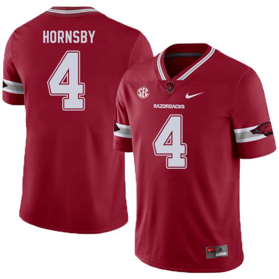 Men GameDay Malik Hornsby #4 Arkansas Stitched College Football Jersey