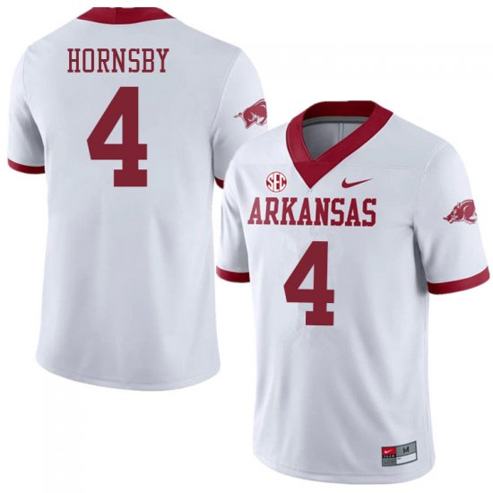 Men GameDay Malik Hornsby #4 Arkansas Stitched College Football Jersey