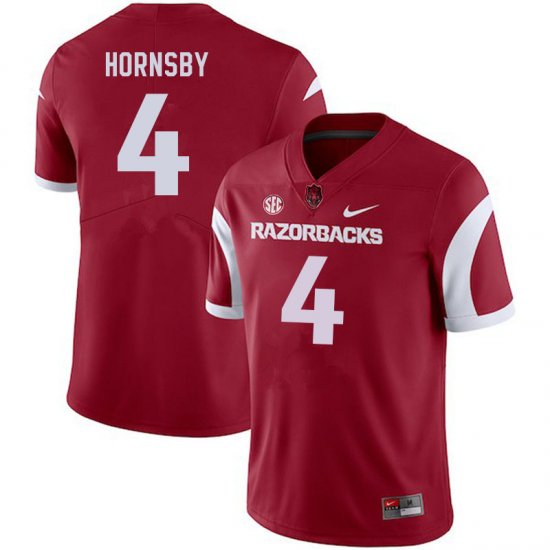 Men GameDay Malik Hornsby #4 Arkansas Stitched College Football Jersey