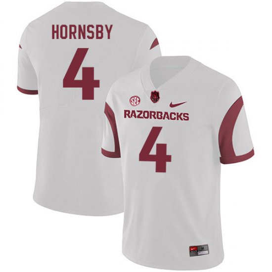 Men GameDay Malik Hornsby #4 Arkansas Stitched College Football Jersey