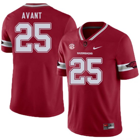 Men GameDay Marco Avant #25 Arkansas Stitched College Football Jersey