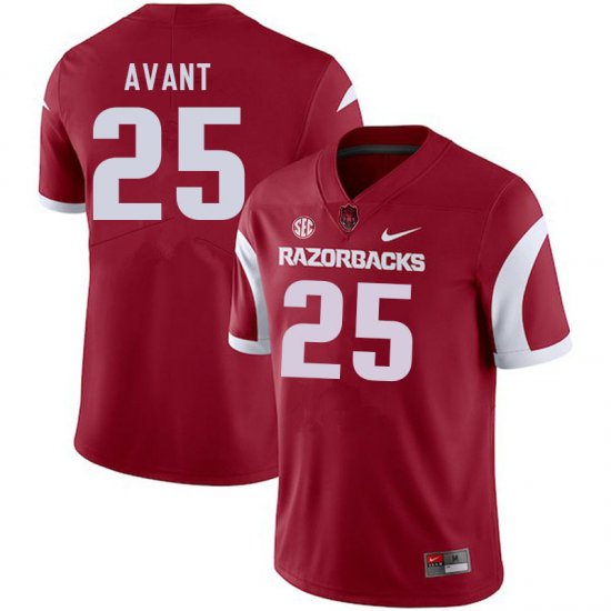 Men GameDay Marco Avant #25 Arkansas Stitched College Football Jersey