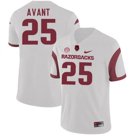 Men GameDay Marco Avant #25 Arkansas Stitched College Football Jersey