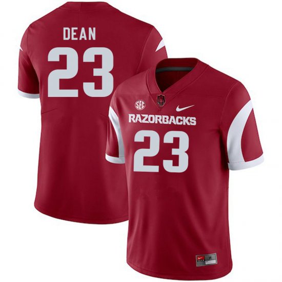 Men GameDay Carson Dean #23 Arkansas Stitched College Football Jersey