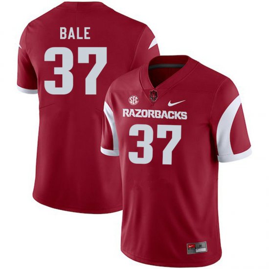 Men GameDay Devin Bale #37 Arkansas Stitched College Football Jersey