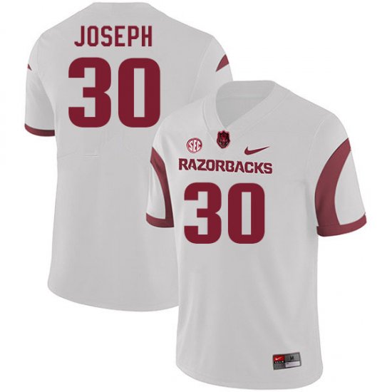 Men GameDay Ethan Joseph #30 Arkansas Stitched College Football Jersey