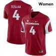 Men GameDay Isaac TeSlaa #4 Arkansas Stitched College Football Jersey