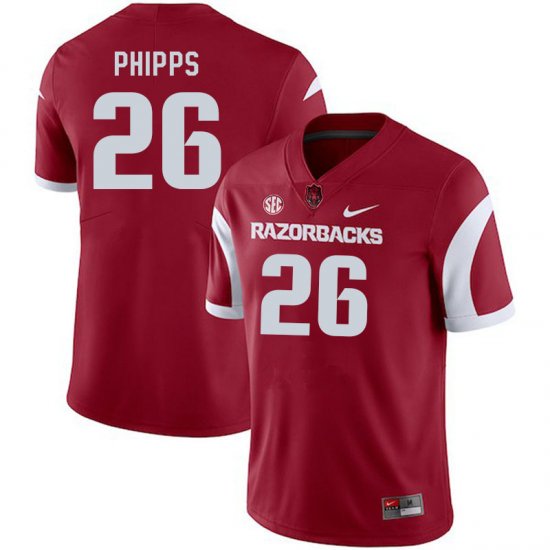 Men GameDay Landon Phipps #26 Arkansas Stitched College Football Jersey