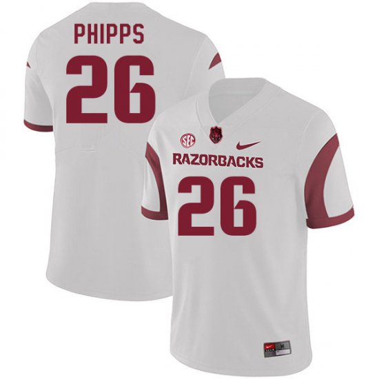 Men GameDay Landon Phipps #26 Arkansas Stitched College Football Jersey