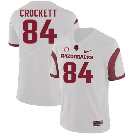 Men GameDay Marlon Crockett #84 Arkansas Stitched College Football Jersey