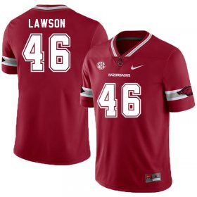 Men GameDay Owen Lawson #46 Arkansas Stitched College Football Jersey