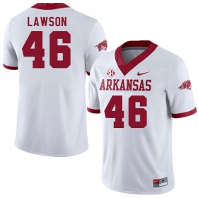 Men GameDay Owen Lawson #46 Arkansas Stitched College Football Jersey