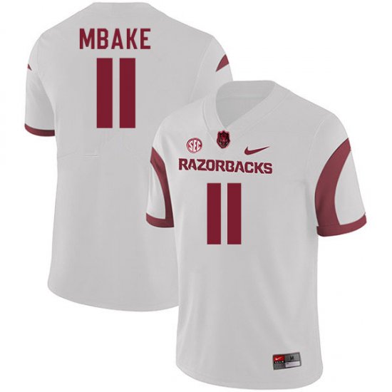 Men GameDay Sam Mbake #11 Arkansas Stitched College Football Jersey