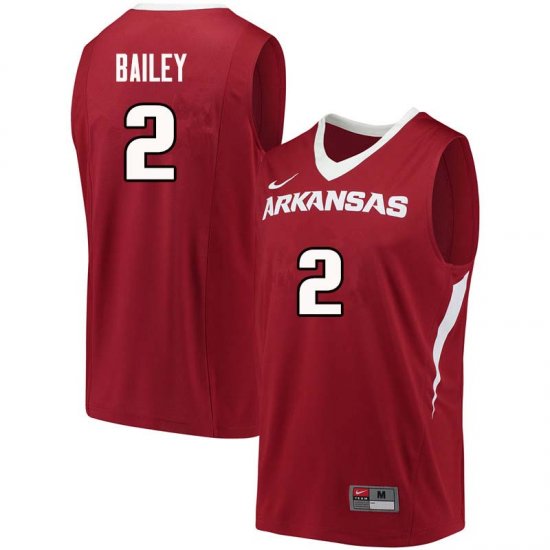 Men GameDay Adrio Bailey #2 Arkansas Stitched College Basketball Jersey