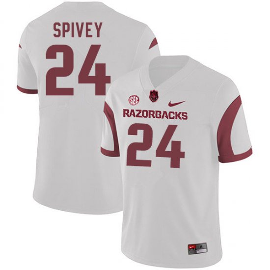 Men GameDay A\'Montae Spivey #24 Arkansas Stitched College Football Jersey