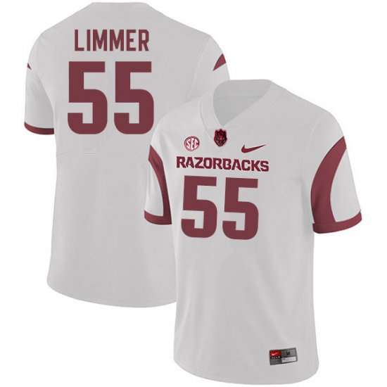 Men GameDay Beaux Limmer #55 Arkansas Stitched College Football Jersey