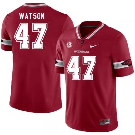 Men GameDay Braylon Watson #47 Arkansas Stitched College Football Jersey