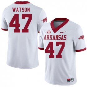 Men GameDay Braylon Watson #47 Arkansas Stitched College Football Jersey