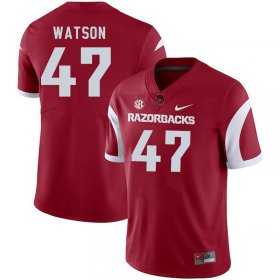 Men GameDay Braylon Watson #47 Arkansas Stitched College Football Jersey