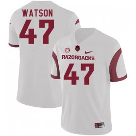 Men GameDay Braylon Watson #47 Arkansas Stitched College Football Jersey