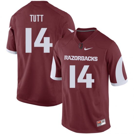 Men GameDay Britto Tutt #14 Arkansas Stitched College Football Jersey