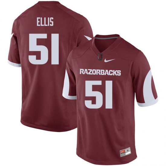 Men GameDay Brooks Ellis #51 Arkansas Stitched College Football Jersey