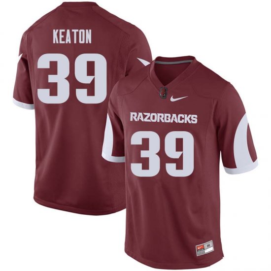 Men GameDay Byron Keaton #39 Arkansas Stitched College Football Jersey