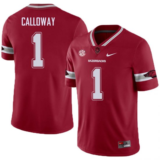 Men GameDay Chevin Calloway #1 Arkansas Stitched College Football Jersey